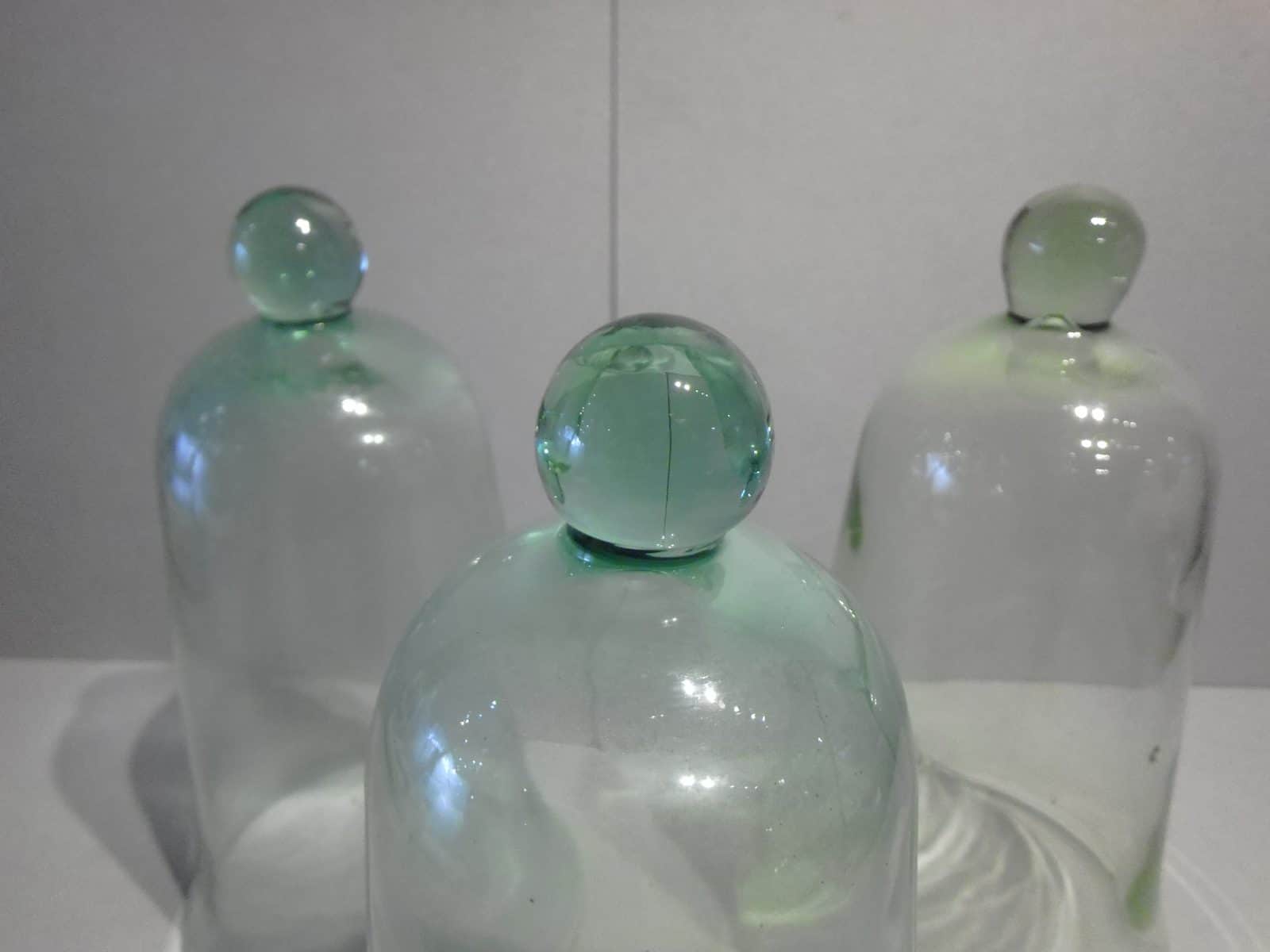 Three 19th Century Glass Bell Jars Malthouse